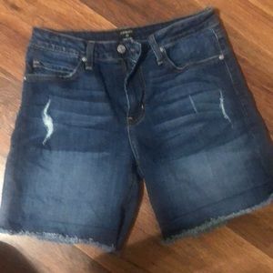 Just black jeans shorts size 27.